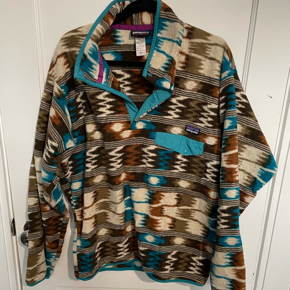 Patterned Patagonia fleece